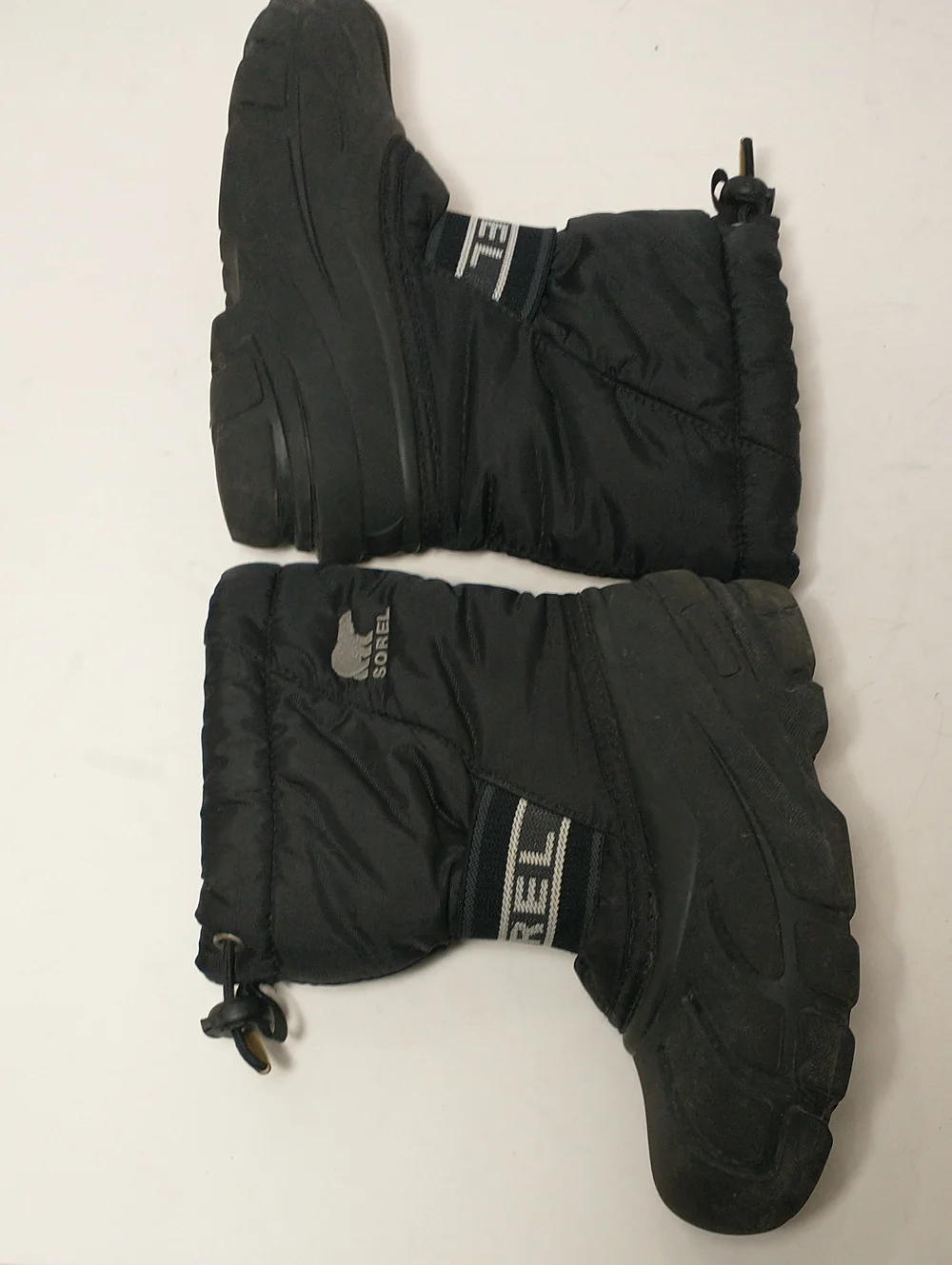Sorel Cub Winter Boots, Waterproof / Warm, Size 12, Black, Removable Felt Liners